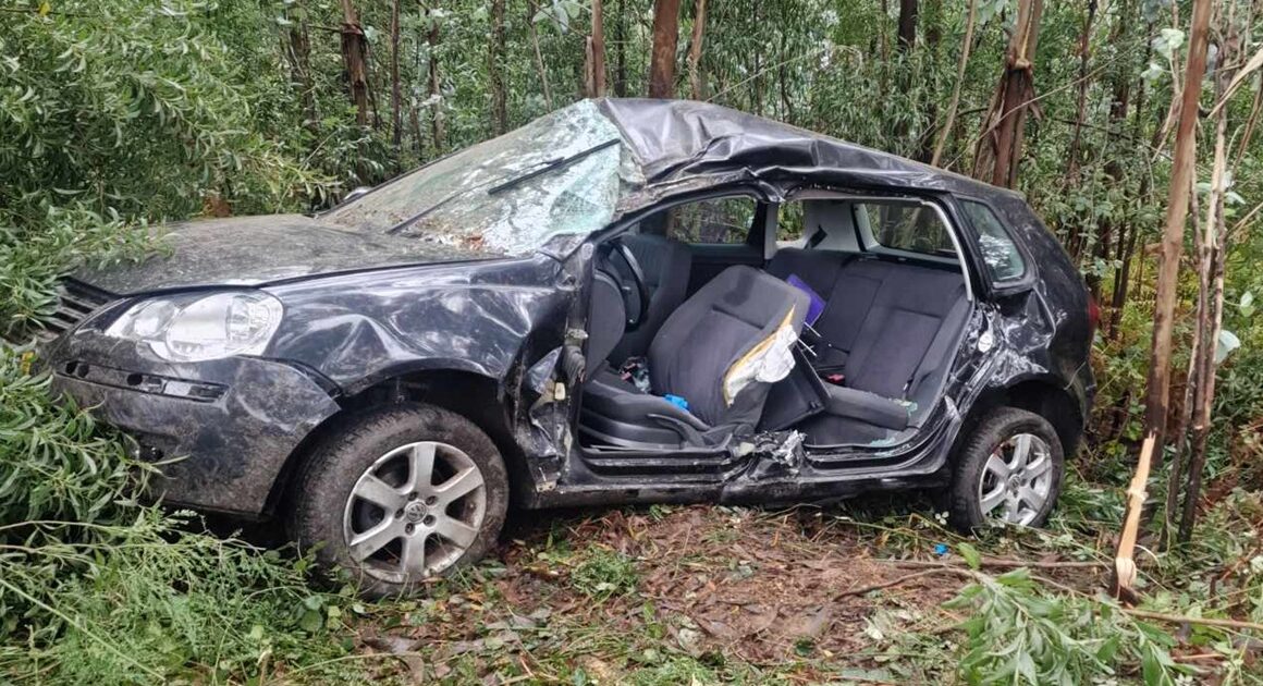 Mulher em Estado Grave Após Despiste na Estrada Nacional 103