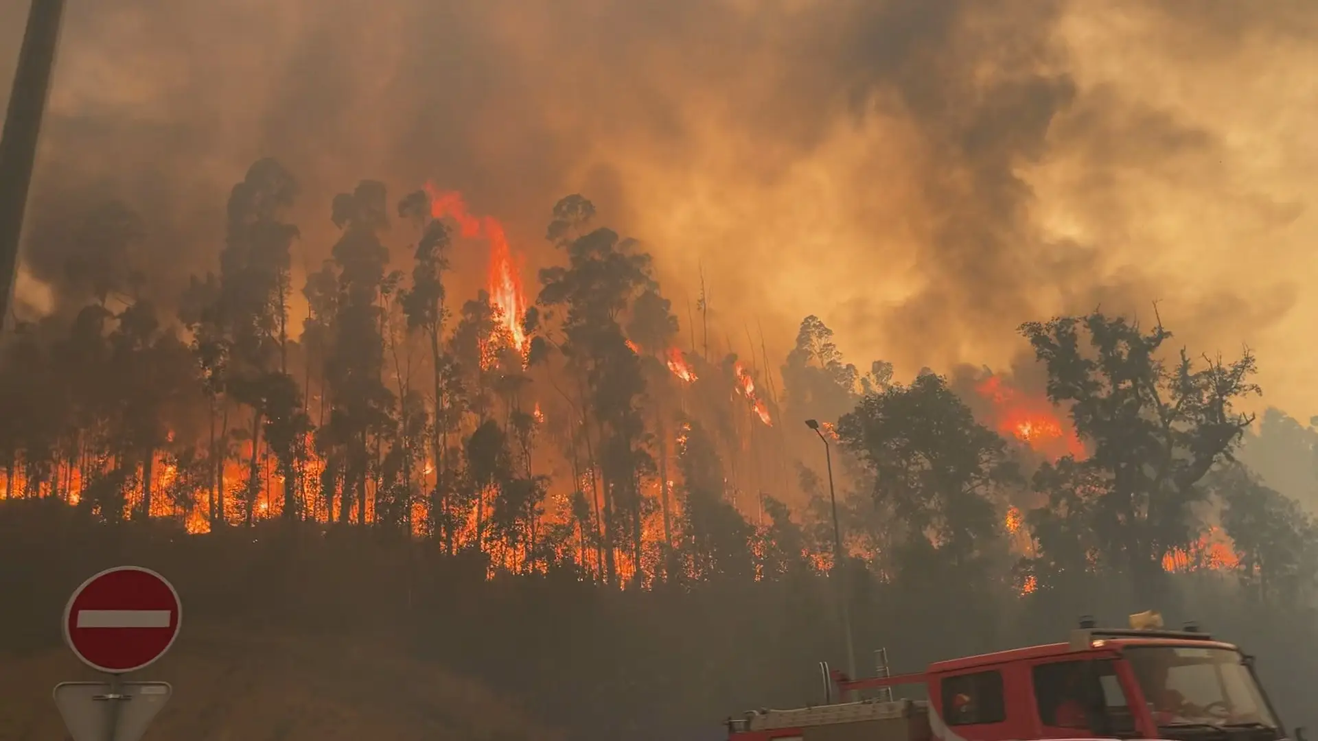 Incêndio em Coimbra: Resposta Rápida e Evacuação da Escola de Ceira