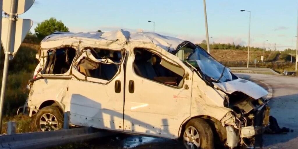 Despiste de Carrinha na A23: Oito Feridos em Vila Velha de Ródão